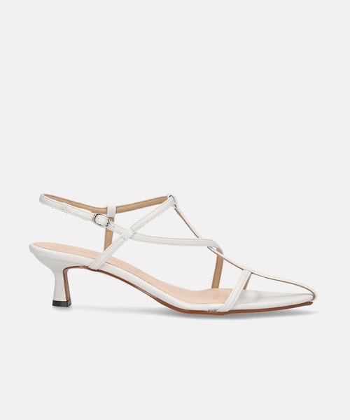 「MAMIAN」 ヒールサンダル M ブラック レディース_画像2