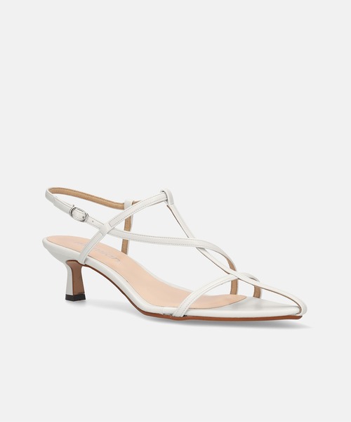 「MAMIAN」 ヒールサンダル M ブラック レディース_画像5