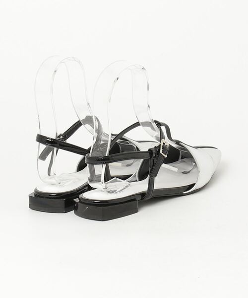 「SY UNITED ARROWS」 フラットサンダル 23.5cm シルバー レディース_画像2
