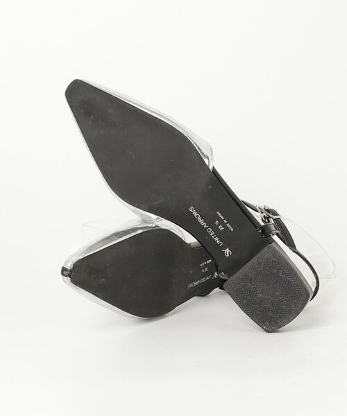 「SY UNITED ARROWS」 フラットサンダル 23.5cm シルバー レディース_画像3