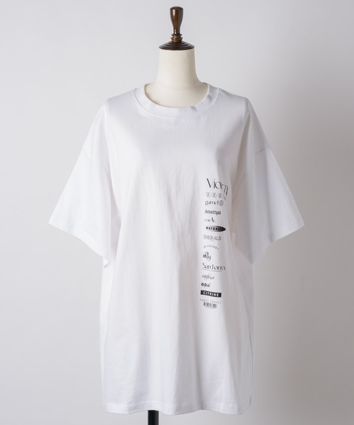 「VIOLETTA」 半袖Tシャツ FREE レッド レディース_画像4