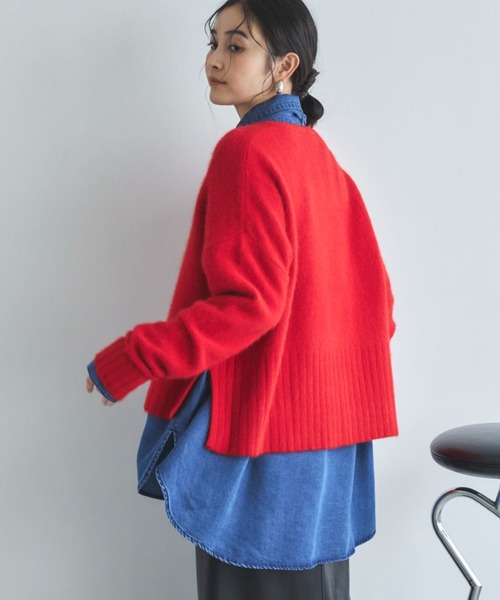 DOUX ARCHIVES（ドゥアルシーヴ） ニット セーター 「ラクーンMIX