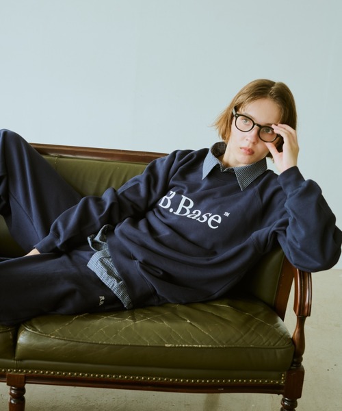 BROKEN BASE（ブロークンベース） トレーナー スウェット B.Base Logo