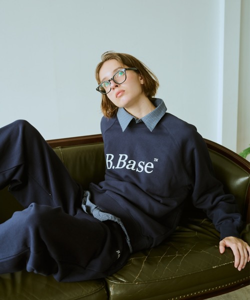 BROKEN BASE（ブロークンベース） トレーナー スウェット B.Base Logo
