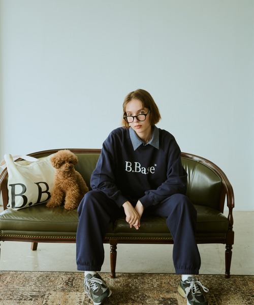 BROKEN BASE（ブロークンベース） トレーナー スウェット B.Base Logo