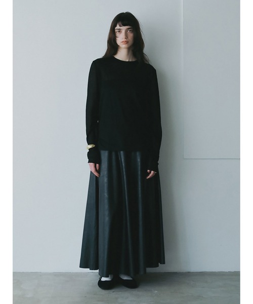 HER. スカート エコレザーマキシフレアスカート : ZOZOTOWN Yahoo!店