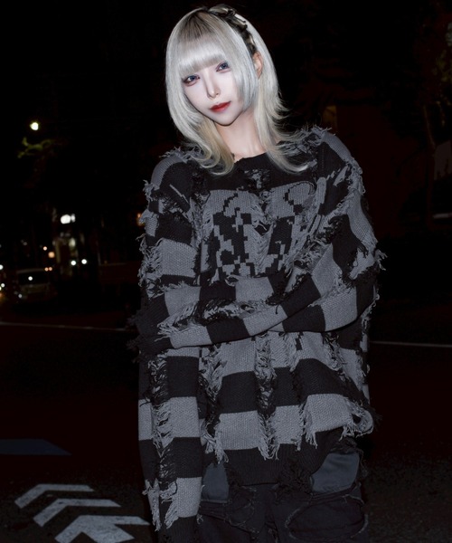 REFLEM（レフレム） ニット セーター 「REFLEM/レフレム」ダメージ