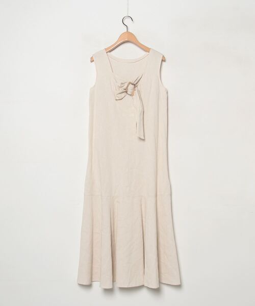 「fifth」 ノースリーブワンピース MEDIUM ベージュ レディース_画像2