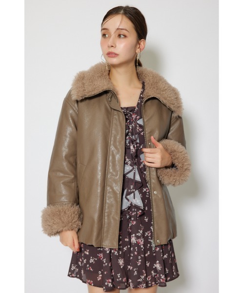 rienda（リエンダ） ブルゾン アウター オーバールーズシルエット