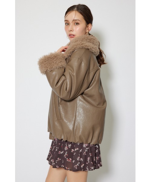 rienda（リエンダ） ブルゾン アウター オーバールーズシルエット