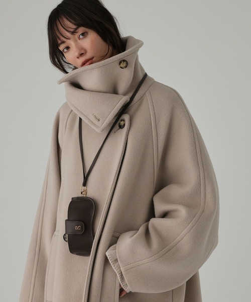 【美品】BABYLONE バビロン ミドルコート BABYLONE（バビロン） ピーコート pコート ダブルフェイスPコート