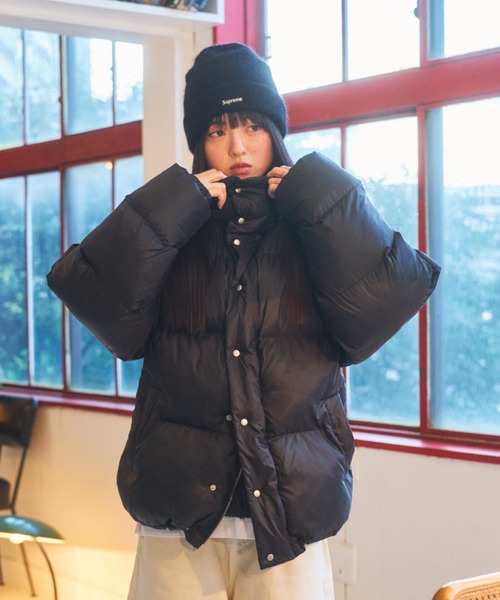 PELLICULE ペリキュール motif puffer coat motif puffer coat ペリキュール pink - メルカリ