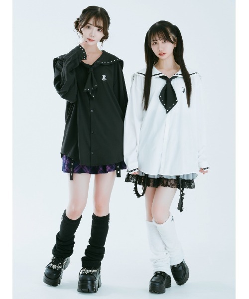 ETRETOKYO セーラーカラーシャツ TRAVAS TOKYO（トラバストーキョー） ブラウス シャツ 「TRAVAS TOKYO