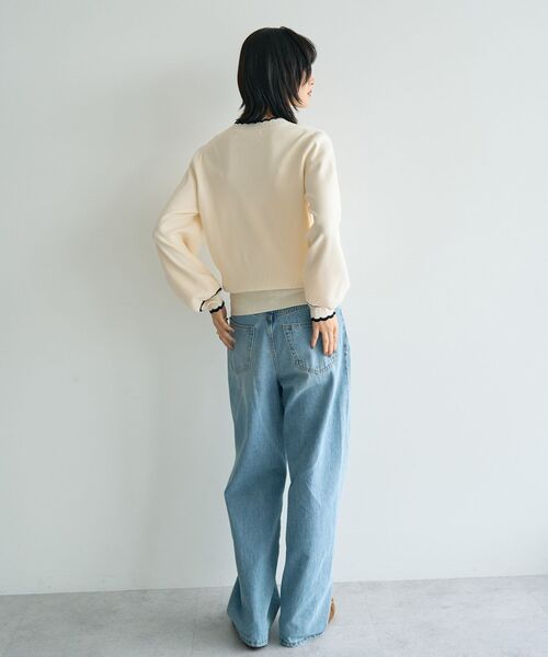 YECCA VECCA（イェッカヴェッカ） ニット セーター スカラップニット