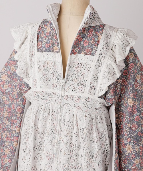 Catherine Cottage エプロン＆着物ワンピース　おちょこ Catherine Cottage Lace Apron Kimono Dress