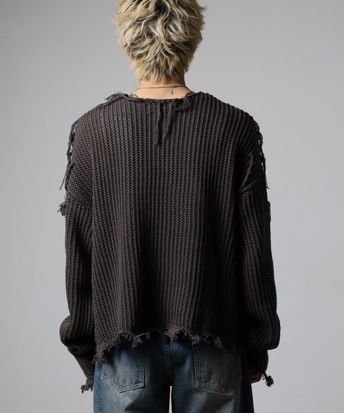 ヴィンテージ  ニット 古着ニット usedニット vintage VINTAGE セーター ニット 「ヴィンテージ古着」80-90's SCANDIA マルチ