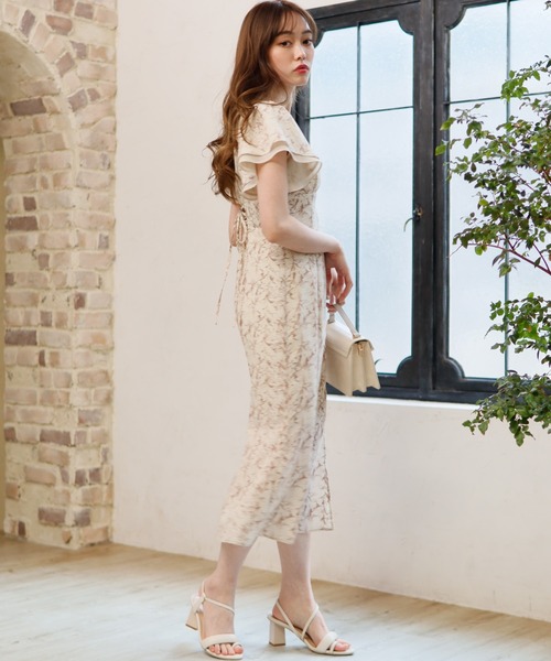 「LIPSERVICE」 半袖ワンピース S ライトブルー レディース_画像5