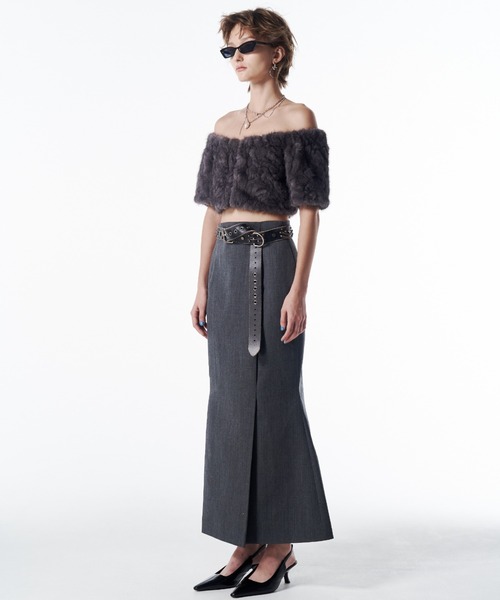 JOSE MOON（ジョゼムーン） スカート TACK WOOL SKIRT/タックウール