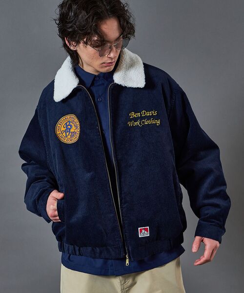 BEN DAVIS コーデュロイジャケット M ネイビー BEN DAVIS（ベンデイビス） コーデュロイジャケット MEDIUM ネイビー