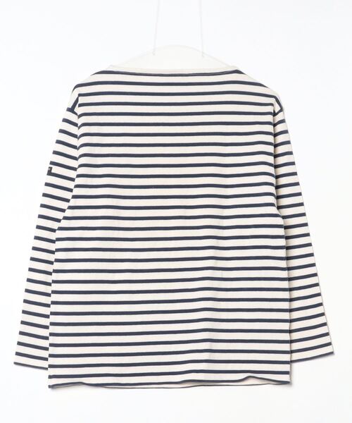 SAINT JAMES（セントジェームス） ボーダー柄長袖Tシャツ M ネイビー