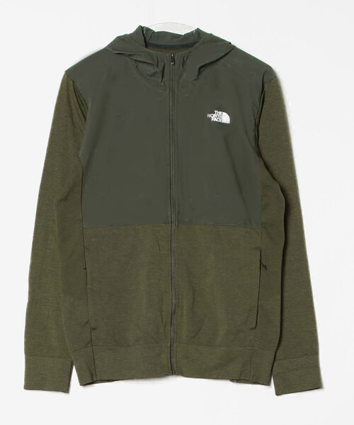 THE THE NORTH FACE ダークグリーン ジップアップパーカー NORTH FACE 