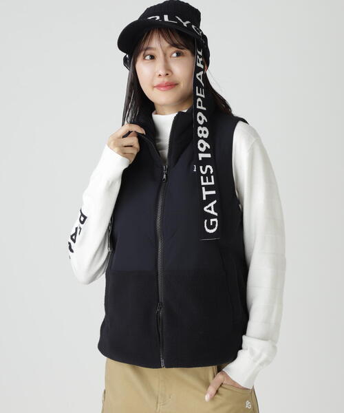 パーリーゲイツフード付きレディースベスト PEARLY GATES（パーリーゲイツ） ベスト ジレ 「PEARLY GATES