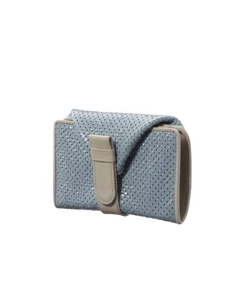 「HIROKO HAYASHI」 財布 00 ブルー レディース_画像3