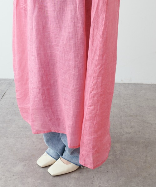 「PUAL CE CIN」 半袖ワンピース FREE ピンク レディース_画像8