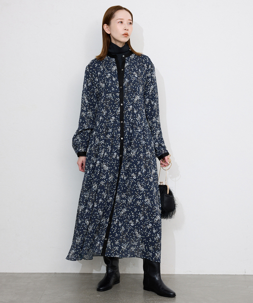 SLOBE IENA（スローブイエナ） ワンピース Bicolor Flower ワンピース