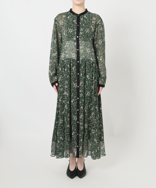 SLOBE IENA（スローブイエナ） ワンピース Bicolor Flower ワンピース