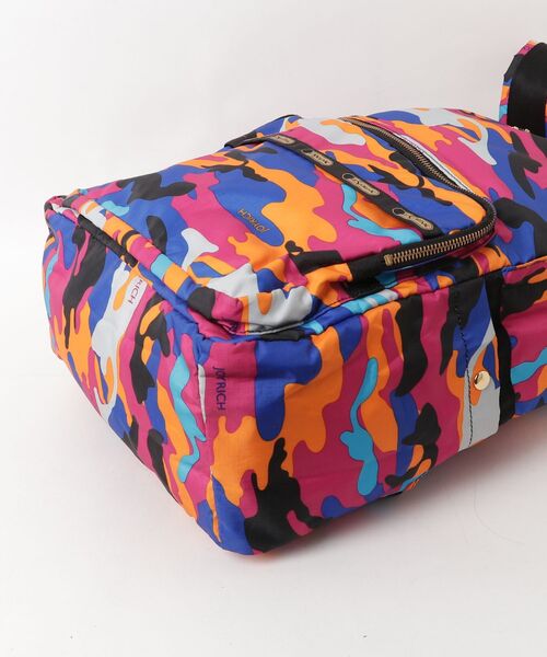 「JOYRICH」 カモフラージュリュック「LeSPORTSACコラボ」 - オレンジ レディース_画像3