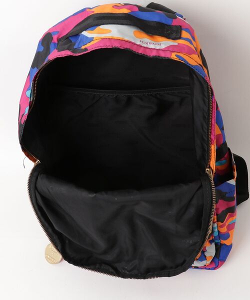 「JOYRICH」 カモフラージュリュック「LeSPORTSACコラボ」 - オレンジ レディース_画像4