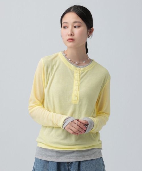 レプシィム　トップス3点　タグ付き未使用 LEPSIM（レプシィム） ヘンリーネック tシャツ レイヤードヘンリー