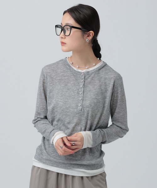 レプシィム　トップス3点　タグ付き未使用 LEPSIM（レプシィム） ヘンリーネック tシャツ レイヤードヘンリー