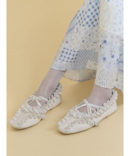 merry jenny（メリージェニー） バレエシューズ パンプス フリル