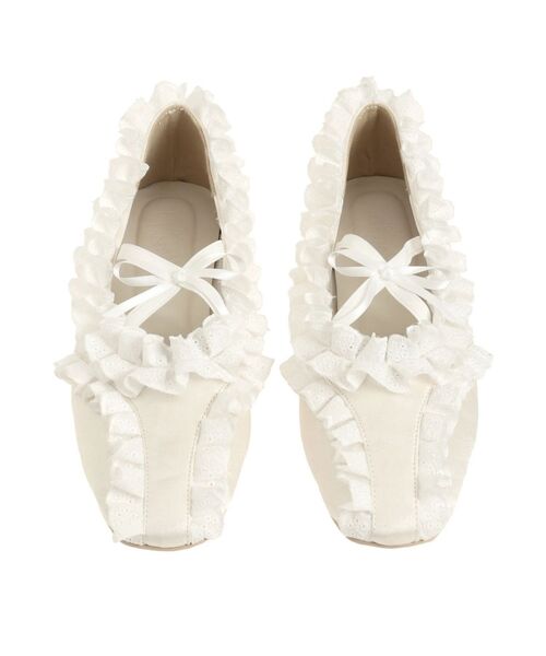 merry jenny（メリージェニー） バレエシューズ パンプス フリル