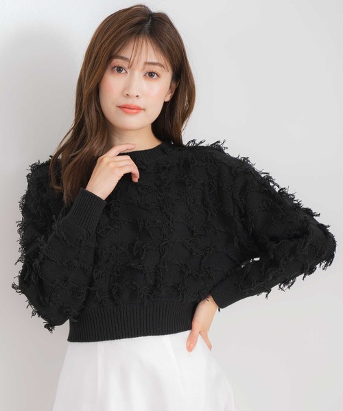 「NOELA」 長袖ニット フリー ブルー レディース_画像3