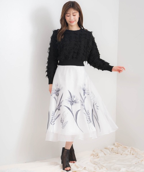 「NOELA」 長袖ニット フリー ブルー レディース_画像4