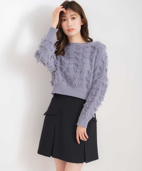 「NOELA」 長袖ニット フリー ブルー レディース_画像7