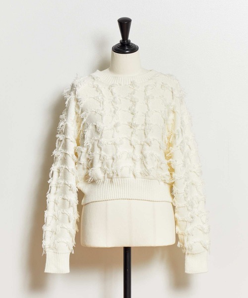 「NOELA」 長袖ニット フリー ブルー レディース_画像9