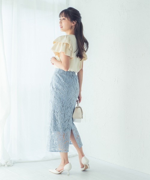 「Petitjo」 タイトスカート - グレー レディース_画像4