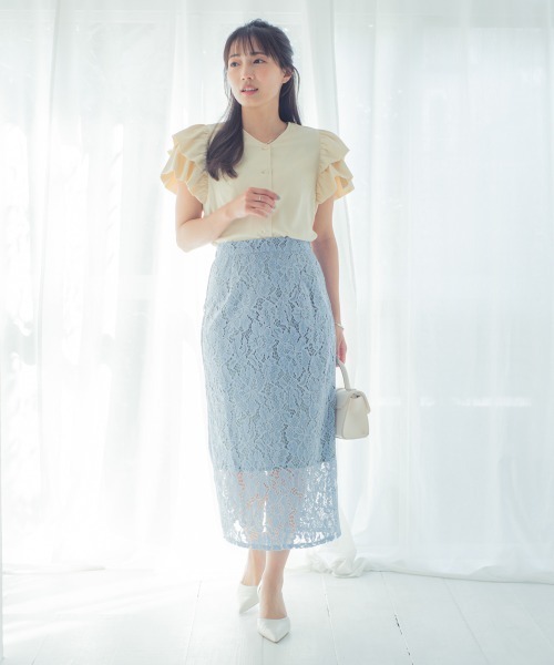 「Petitjo」 タイトスカート - グレー レディース_画像6