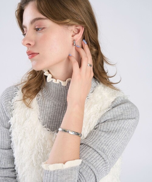 To b. by agnes ピアス マルチカラー ストーン レディース : ZOZOTOWN