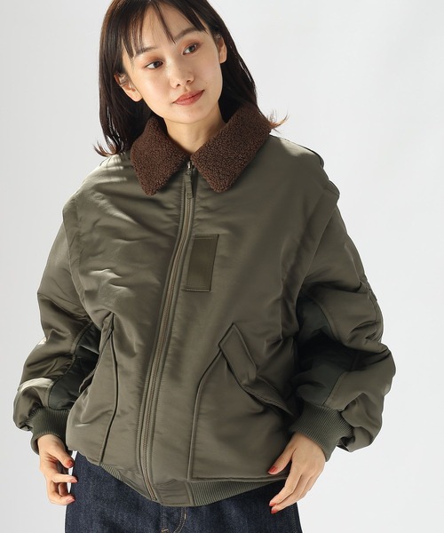 niko and…（ニコアンド） ブルゾン FREE ブラック レディース