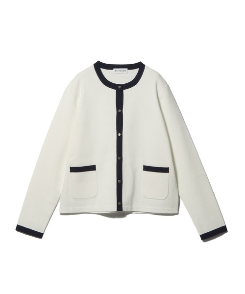 ESTNATION（エストネーション） カーディガン ESTNATION / バイカラー
