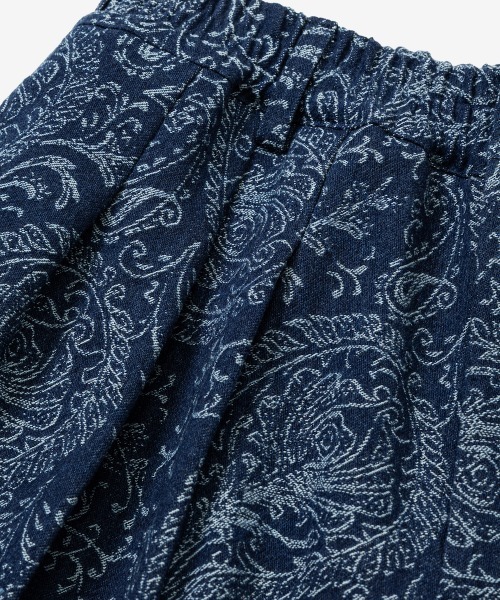 rehacer（レアセル） ワイドパンツ ジーンズ : Jacquard Denim Shorts