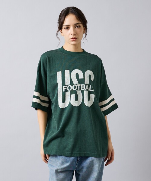 L'Appartement REMI RELIEFテンジクフットボールSHIRT L'Appartement【REMI RELIEF/レミレリーフ】 テンジクフットボール