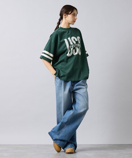L'Appartement REMI RELIEFテンジクフットボールSHIRT REMI RELIEF（レミ レリーフ） tシャツ 「REMI RELIEF / レミ レリーフ