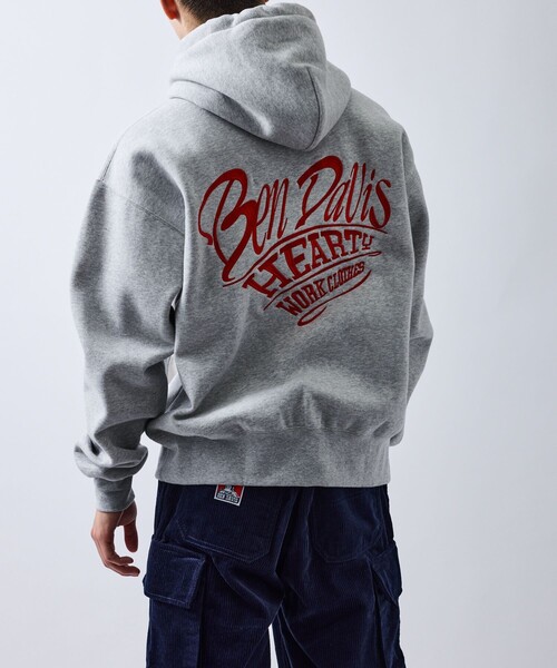 BEN DAVIS（ベンデイビス） パーカー 「BENDAVIS別注」ハートモチーフ 