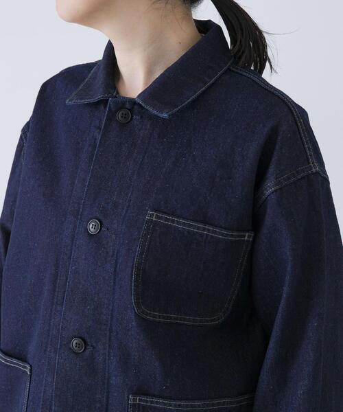 かぐれ カバーオール 「ユニセックス」デニムカバーオール レディース